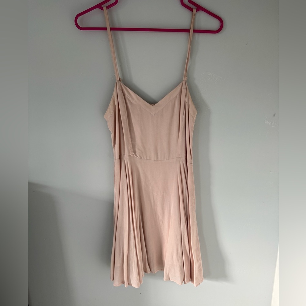 Aritzia pale pink dress